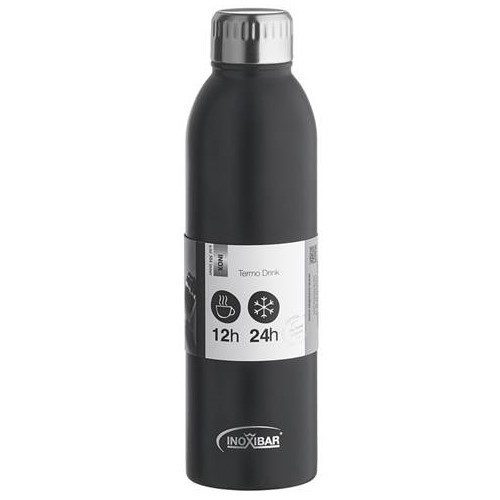 TERMO LIQUIDO INOXIBAR TERMO DRINK BLACK 50CL